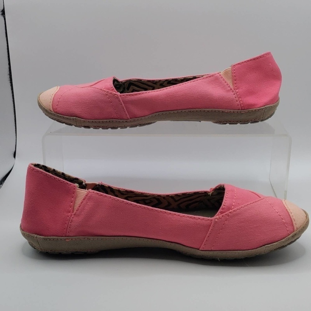 Crocs angle line flats slip on loafers women's size 7 concrete pink - Picture 2 of 9
